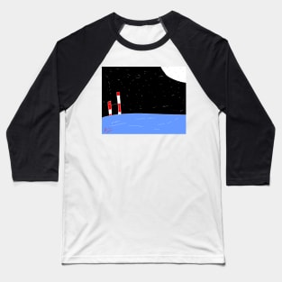 Good Scenes - Dublin Poolbeg Chimneys Baseball T-Shirt